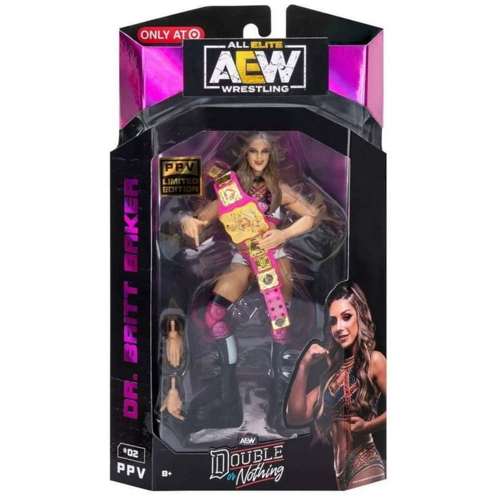AEW - Limited Edition Double Or Nothing Dr Britt Baker Action Figure